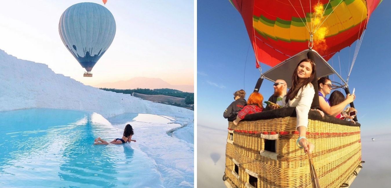 Полет на воздушном шаре в Памуккале из Стамбула цены на туры