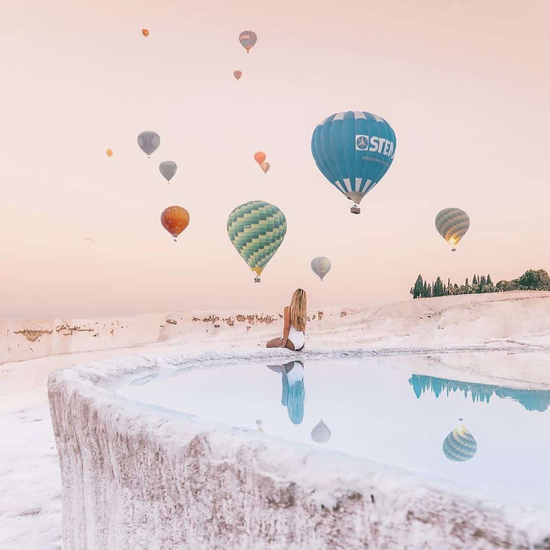 Полет на шаре в Памуккале из Анталии предложения туров