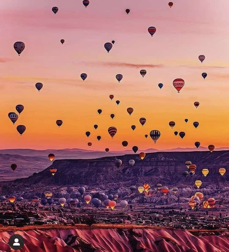 Полет на воздушном шаре в Каппадокии из Стамбула Турция