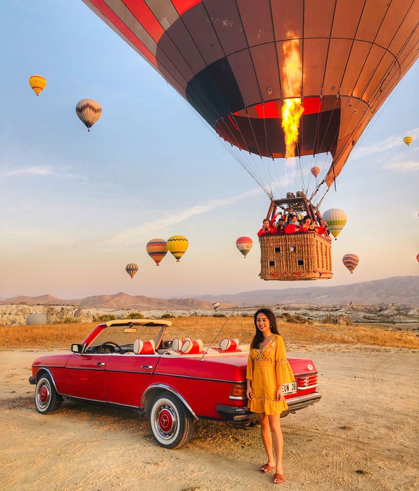 Тур на Классическом Автомобиле в Каппадокии Турция